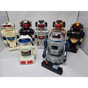 Vintage Toy Robot Lot Radio Shack Robie Magic Mike II 2002 Model-B AS-IS PARTS